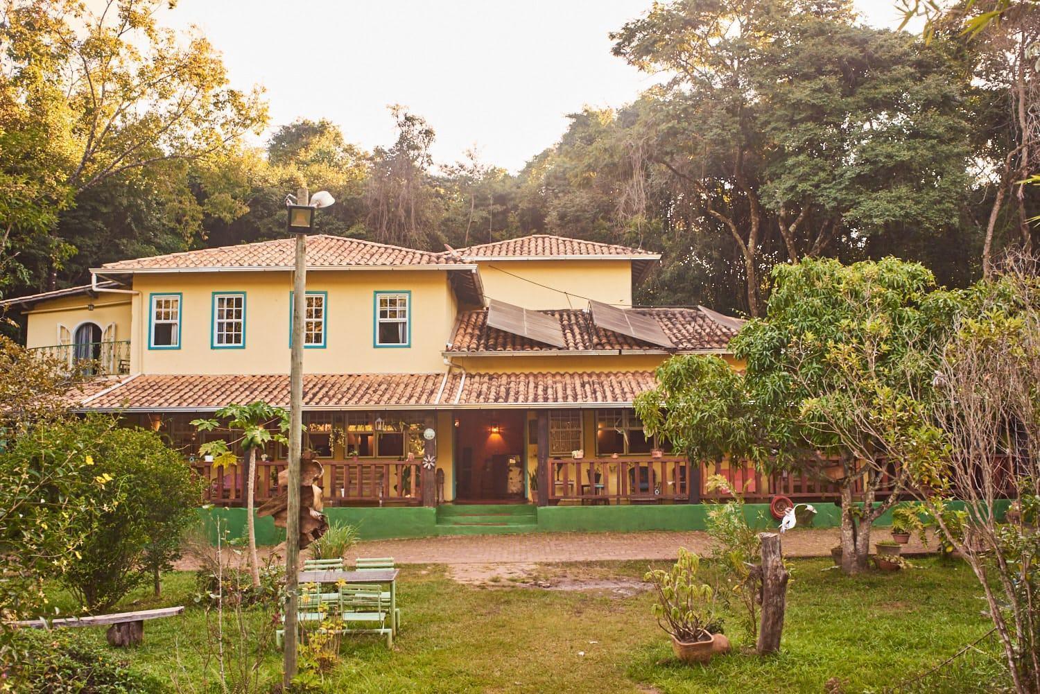 Pousada Verde Folhas Casa Branca Bagian luar foto